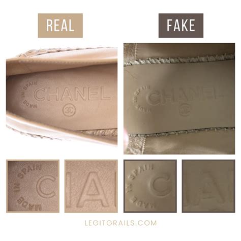 how to spot fake channel shoes|chanel shoes real size.